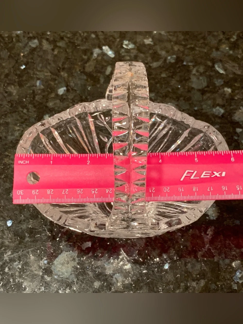 Vintage Princess House 24% Lead Crystal Basket #825 – Made in Germany - Medium